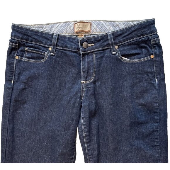 Paige Jeans Woman’s Canyon Boot, 28, wide leg, dark wash, mint condition - Picture 3 of 13